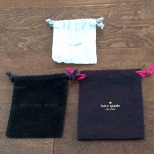 M.Kors, J.Crew, K.Spade ♠️ 3 Pack small Dust bags